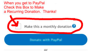 PayPal Recurring Donation