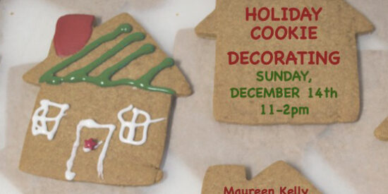 Sun. Dec. 14th - Holiday Cookie Decorating with Maureen at the St. Helena Winter Market