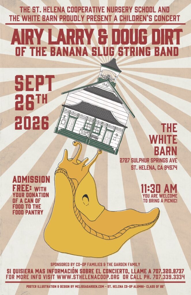 A Children's Concert with Banana Slugs Airy Larry and Doug Dirt at the White Barn